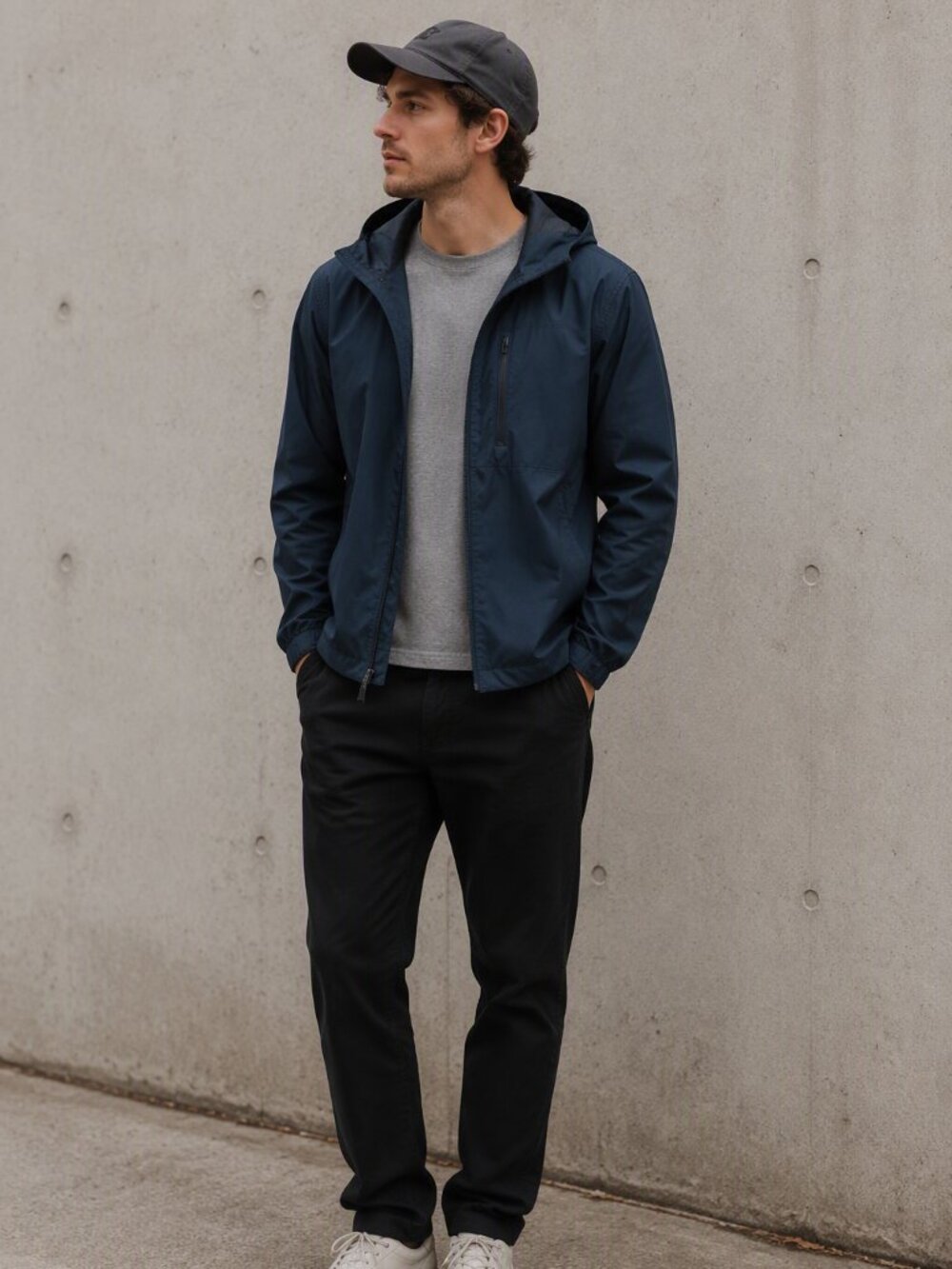 493 - 🌊 tentree Coastal Blue Windbreaker Jacket - Men's XL 🌊